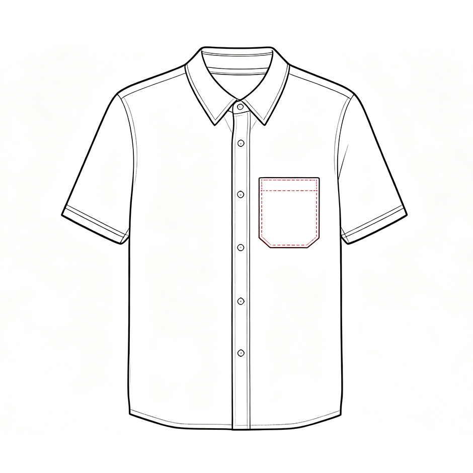 Fully Automatic Shirt Pocket Setter